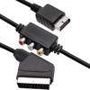 1.8M Кабель 2 в 1 RGB SCART AV RCA для Sega Dreamcast