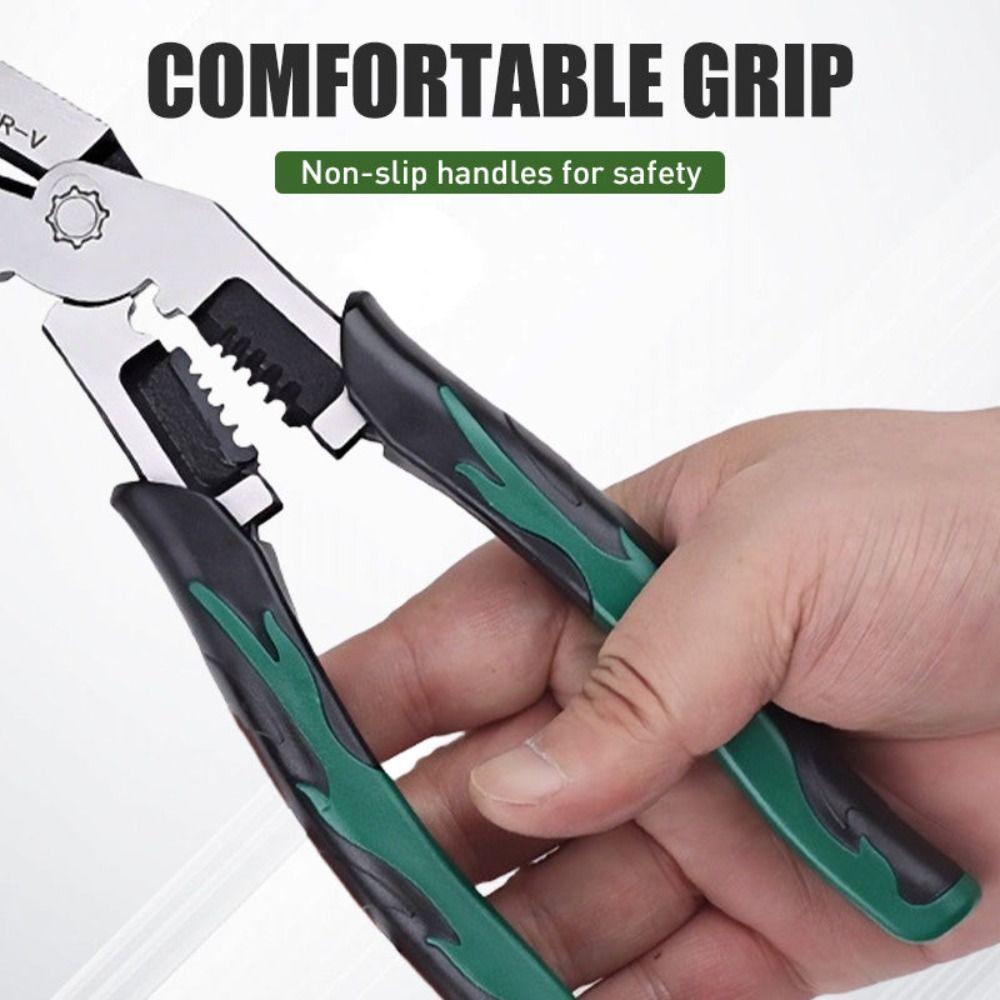 Easy Gripping Cable Cutter Heavy Duty Electrical Crimping Pliers Wire Stripper  Professional Wiring
