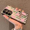 Ins Fruit Fashion Phone Case For Samsung Galaxy S25 Edge S24 S23 S22 S21 S20 Ultra Funda Silicone Silver Cover