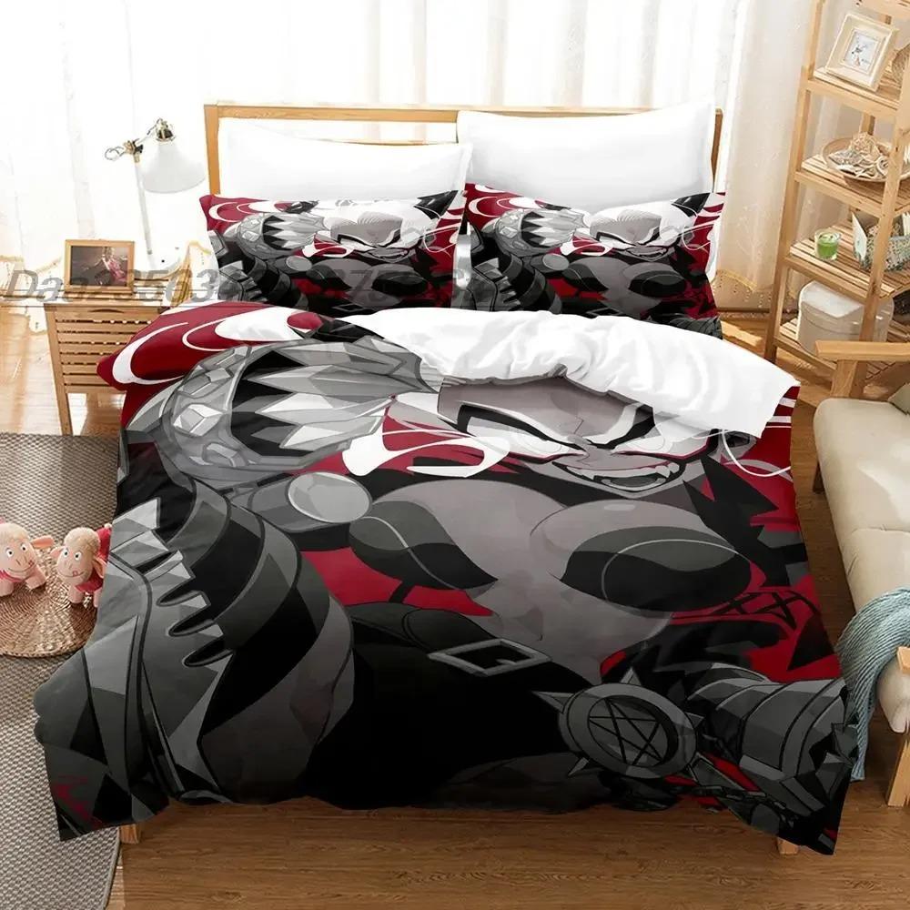 Комплект постельного белья Hellsing Single Twin Full Queen King Size Комплект постельного белья Aldult Kid Bedroom Duvetcover Sets Комплект постельного белья с 3D-принтом в стиле аниме