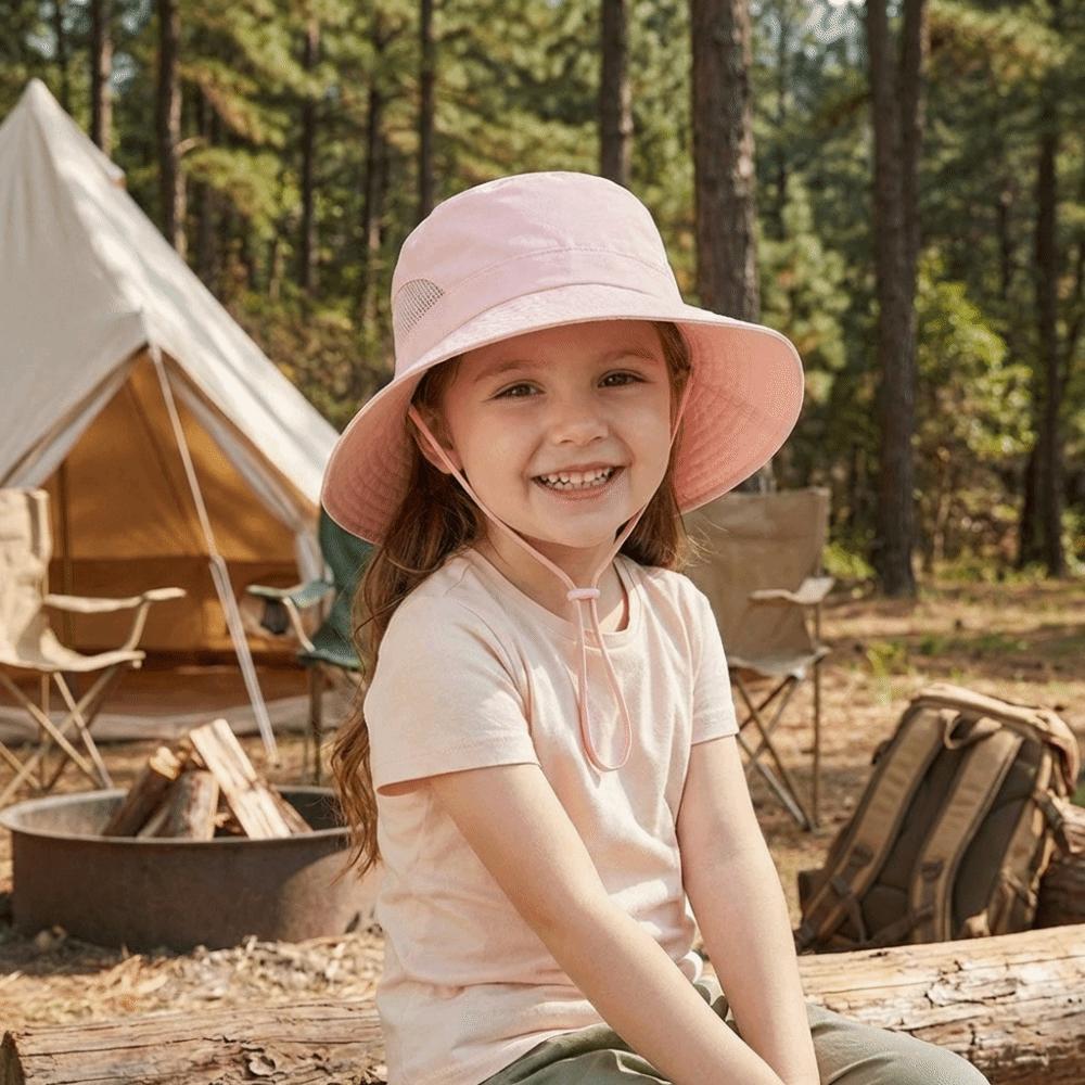 Breathable Quick Dry Fisherman Hat Lightweight Beach Hat Children Kids Sun Protection Hat  Summer
