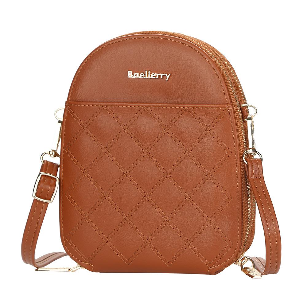 Baellerry Модные женские сумки на ремне из искусственной кожи, сумка через плечо, женская сумка для телефона, кошелек