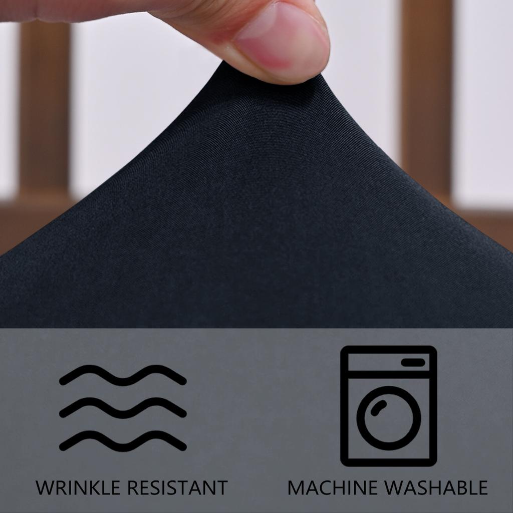 Milk Silk Elastic Bench Cover All Seasons Universal Dustproof Stool Cover