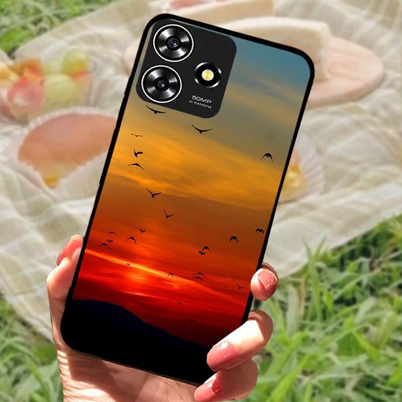 Для ZTE Blade V50 Умный Чехол-Крышка Силиконовый Мягкий Мраморный Черный Бампер Funda Coque для ZTE V50 Дизайн 4G Защитный V50Smart