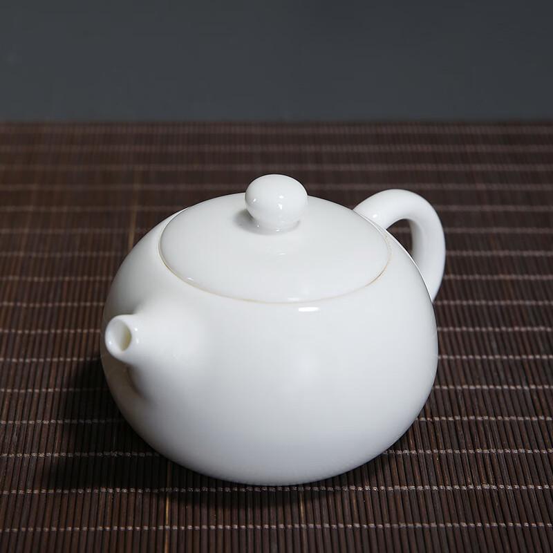 Suet Jade Porcelain Kung Fu Teapot
