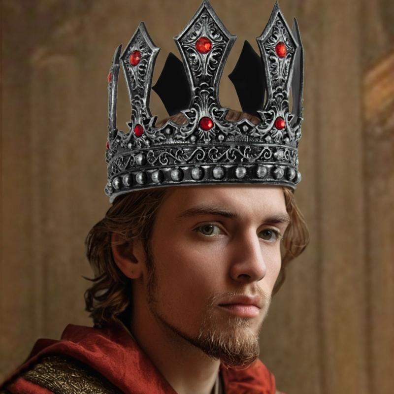 Винтажная Королевская Корона для Невесты Жениха Свадебные Аксессуары Корона Обруч для Волос для Мероприятия Ролевых Игр Тематической Вечеринки Головной Убор