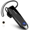 New Bee Bluetooth Single Ear Bluetooth Ear Hook 260mAh Large 24 Hours Continuous 1440 Hours for Both Left and Right SIRI Noise Comfortable To