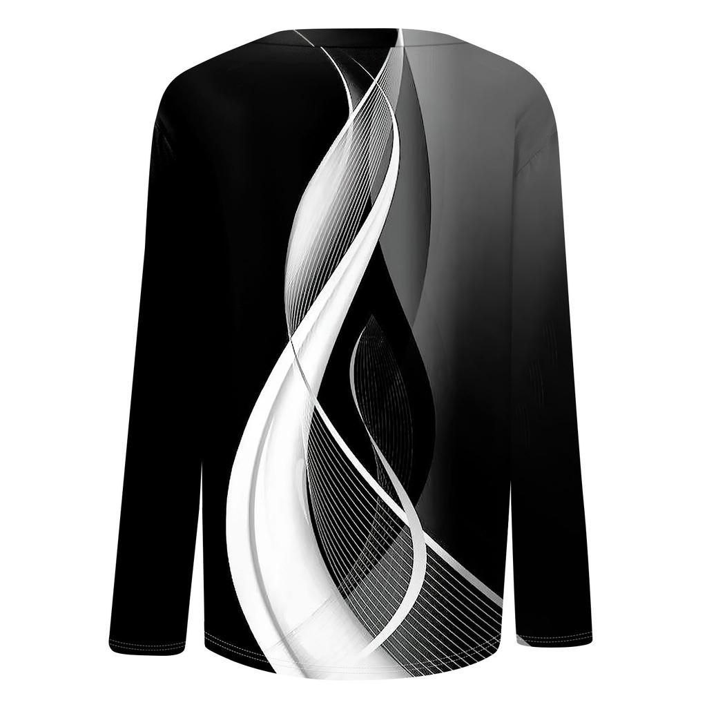 Womens Long Sleeve Round Neck Shirts Basic Tee Casual Top Fall Trendy Tunic Outfits Fitted T Shirts