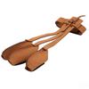 Archery Recurved Bow Three Fingers Protection Glove Traditional Bow Protective Gearbrown