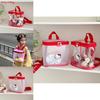 Прозрачный детский рюкзак с рисунком кошки Hello Kitty, из дышащего полиуретана, для детей детского сада