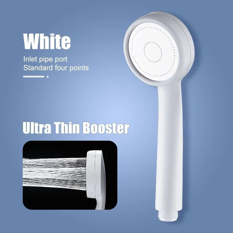 High Pressure Water Saving Rainfall Shower Head Bathroom Accessories ABS Chrome Holder Showerhead Bathroom Accessories ARI