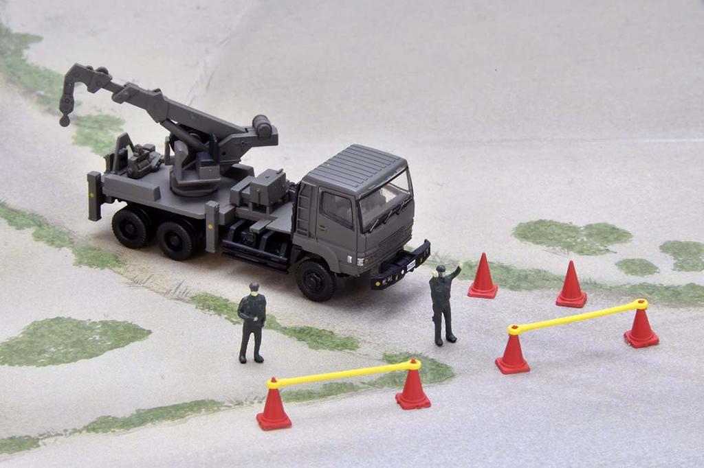 100 сцен с транспортными средствами в работе 003R Force Disaster Prevention Training Returns 8 Pieces BOX Diorama Supplies GJ! ~Сайт самообороны~