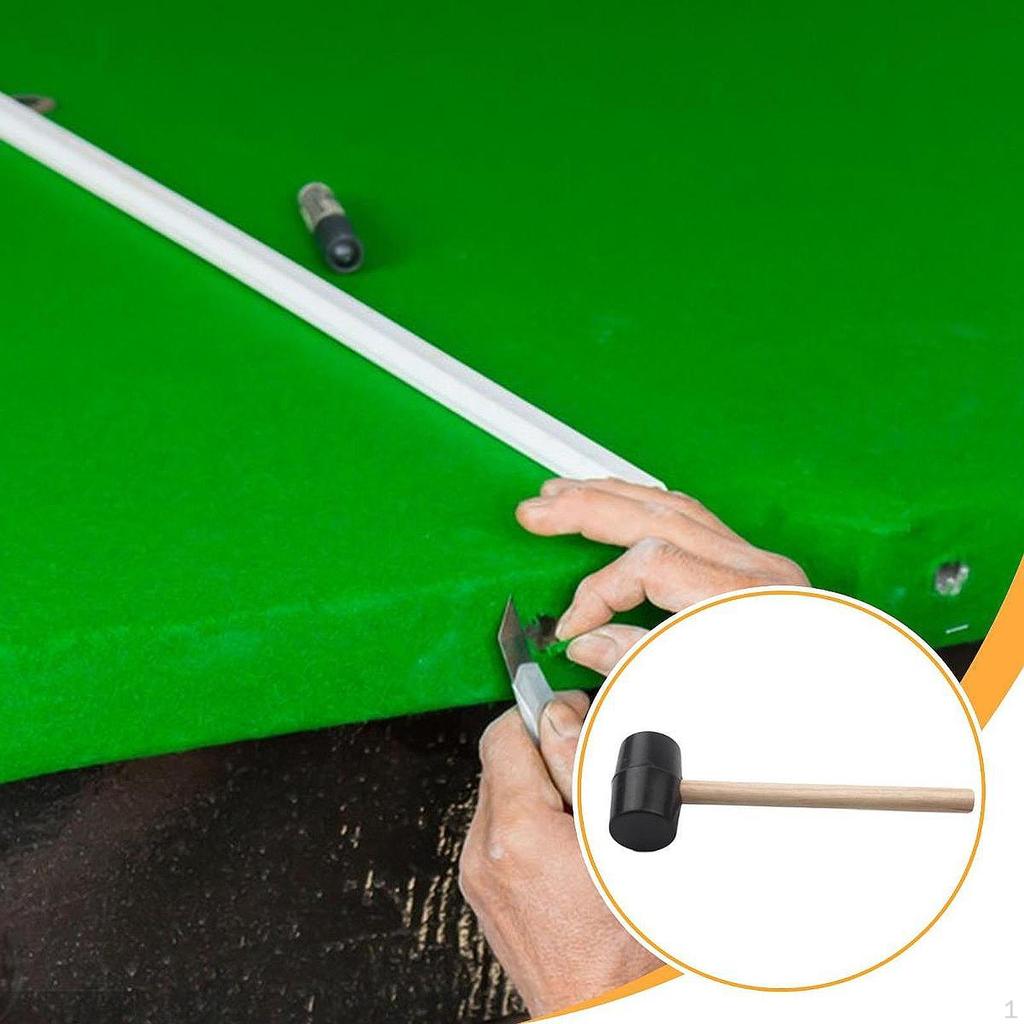 Резиновый молоток Ручной инструмент Без повреждений Мягкий удар Задачи Двусторонняя киянка для ремесел Дерево