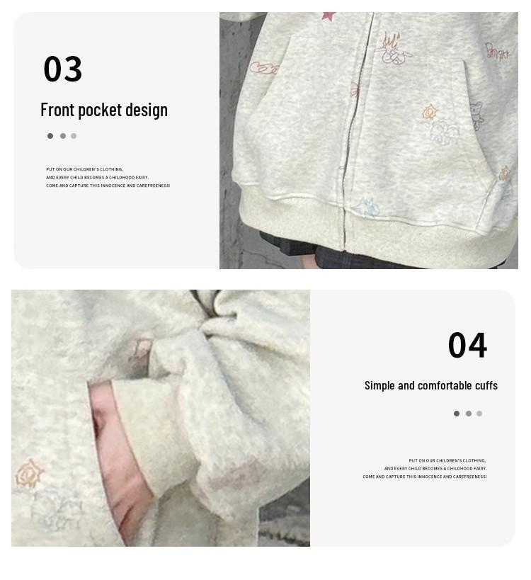 Весна и Осень 2025 Кардиган с капюшоном для девочек - Модная бейсбольная куртка с длинным рукавом