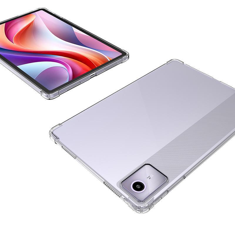 Защитный чехол Lenovo Xiaoxin Pad 2024 — подушка безопасности на четыре угла, защита от падения, прозрачный мягкий чехол из ТПУ для Tab M11