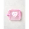 Daiso Care Bear Mesh Pouch Large Pink
