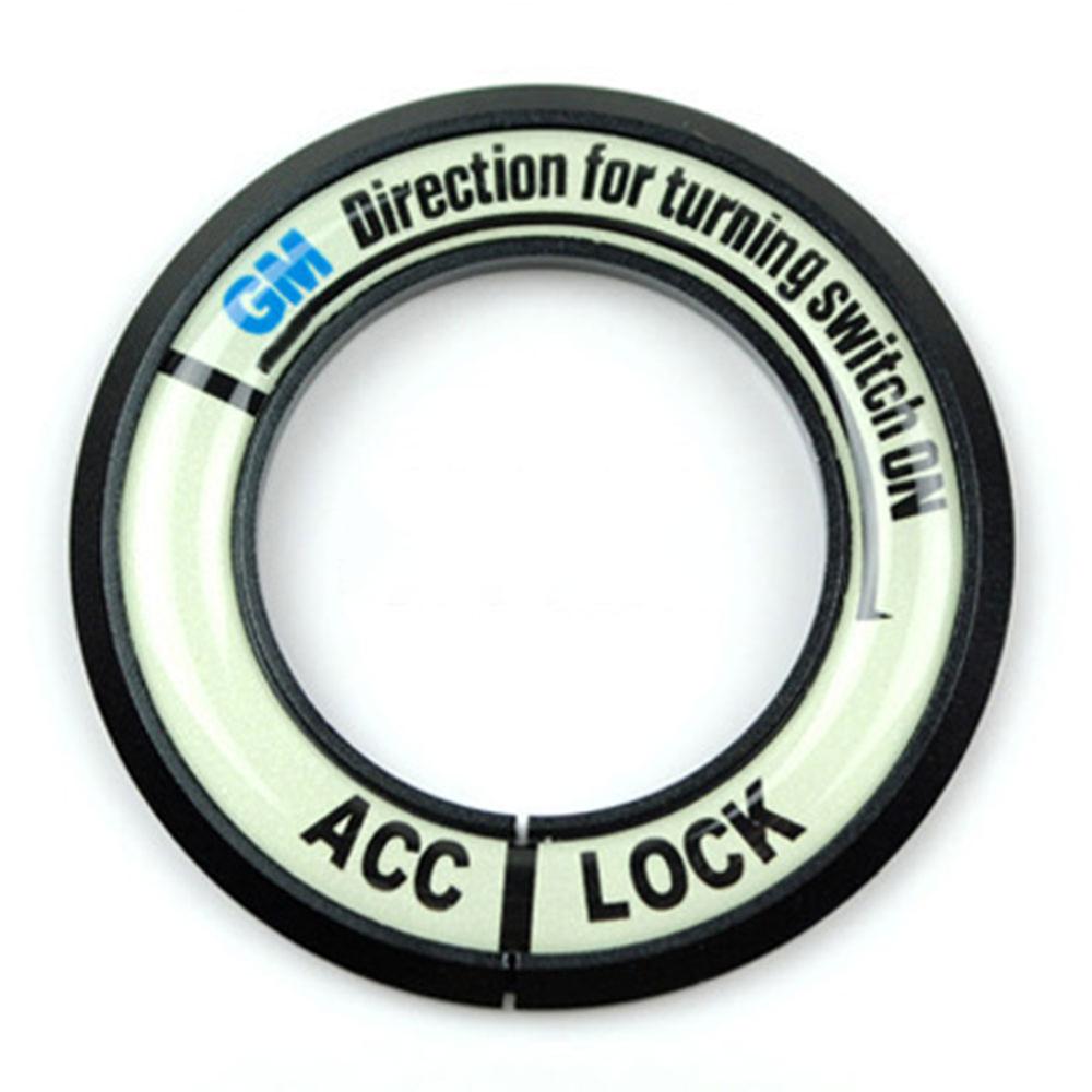 Дополнительный цветной фонарь ночного видения, светящийся переключатель зажигания, наклейка, светящееся кольцо для ключей, декор с узором Ford для Chevrolet