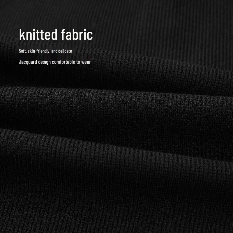 HLA Men's Faux Two-Piece Business Knit Sweater