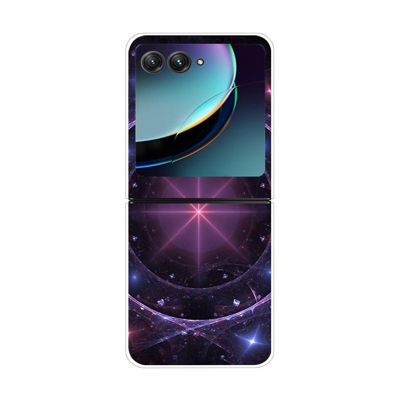 Чехол для Moto Razr40 Ultra Мраморный Рисованный Чехол для Телефона Для Motorola Razr 40 Ultra Razr4 Razr+ Жесткий Пластик Защитный Funda