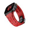 Rubber Band for Apple Watch Ultra 3 2 49mm Series 11 10 46mm 9 45mm Luxury Bracelet for iWatch 8 7 6 Se 44mm Fluororubber Strap
