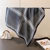 Polka Dot Printed Scarf Women's Spring and Summer Thin Imitation Silk Square Scarf Fashion Versatile Shawl Scarfs Headscarf