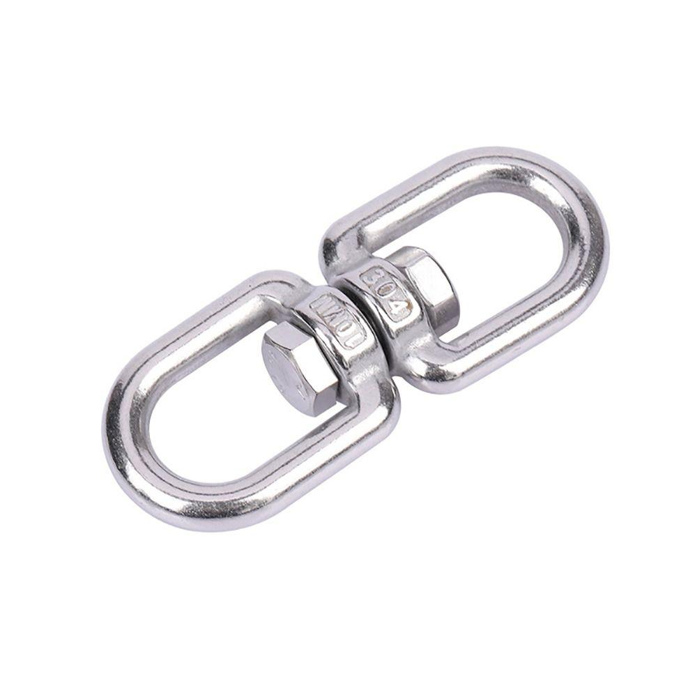 1Pcs 304 Stainless Steel 8 Ring Hook 4mm 5mm 6mm 8mm Marine Anchor Swivel New Carabiner Clasp