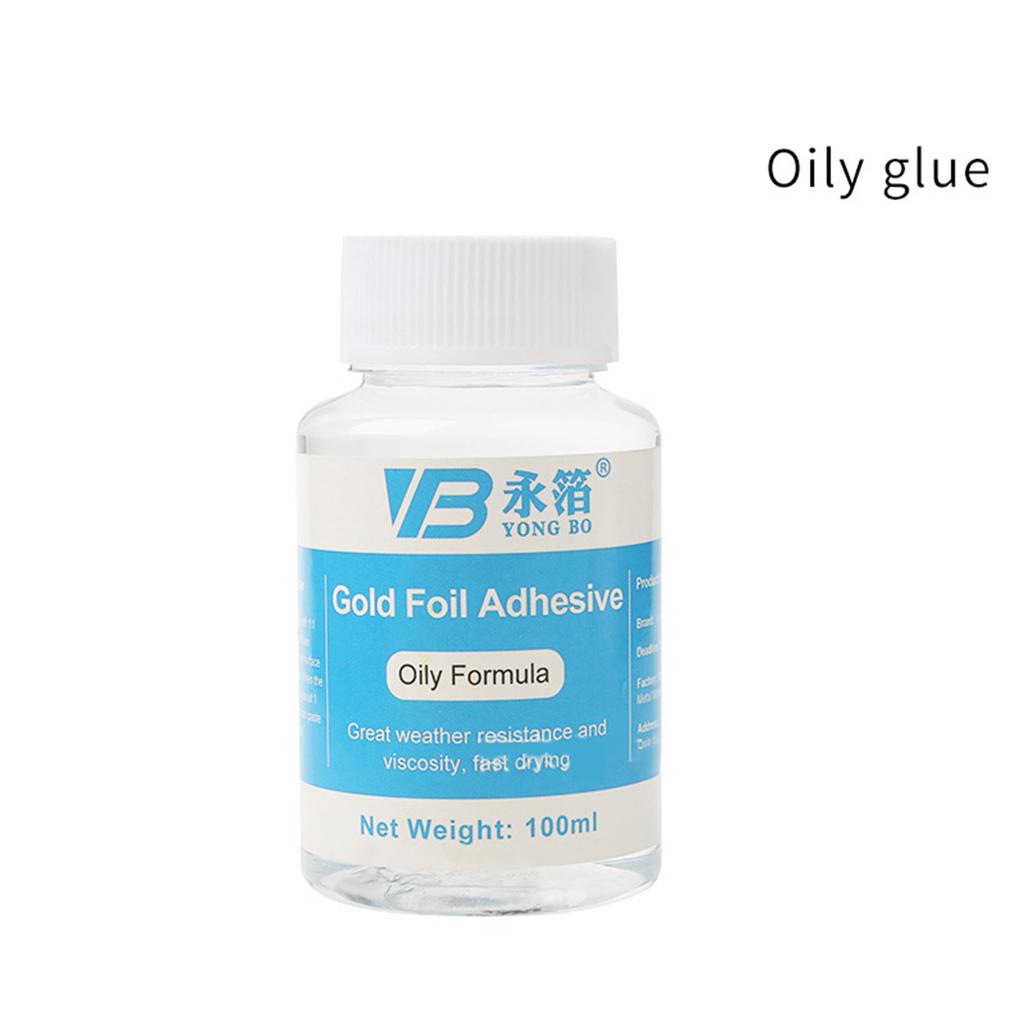 100 мл портативный клей для позолоты листы золотой фольги клей для позолоты для сусального золота ремесла бумага для украшения дома простота в использовании