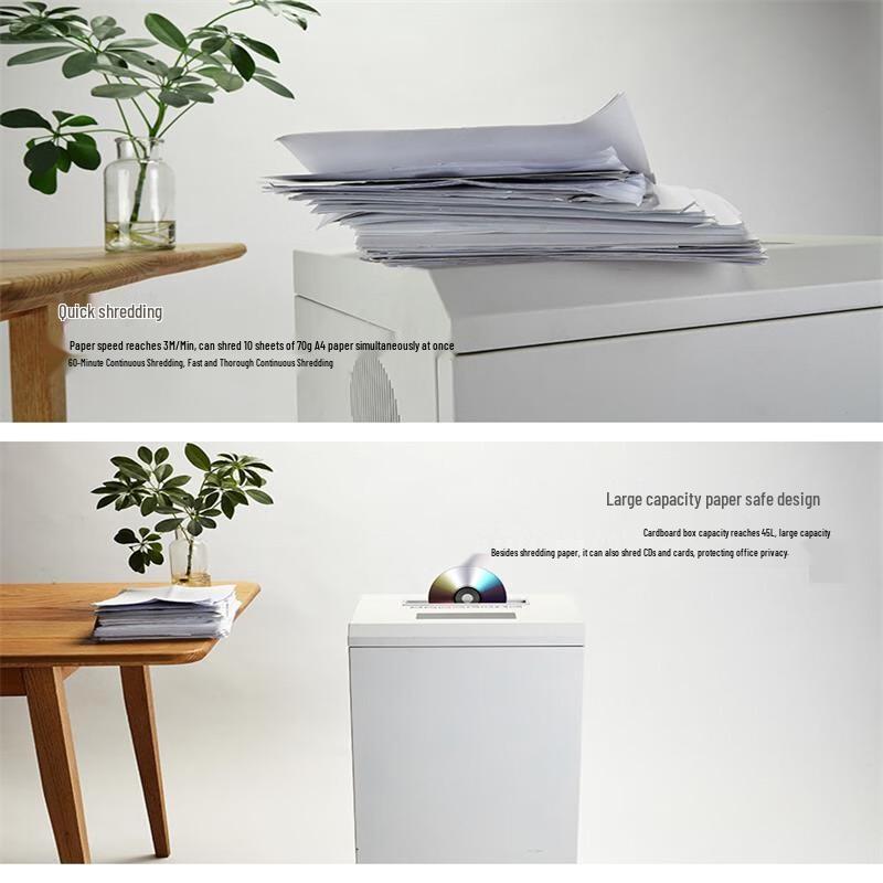 Comix Commercial P-5 Micro-Cut Paper Shredder with LCD CN plug (adapter included)