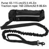 Hands Free Dog Leash Reflective Leash with Waist Bag Dog Traction Rope Retractable Elastic Belt for Running Walking Pet Products