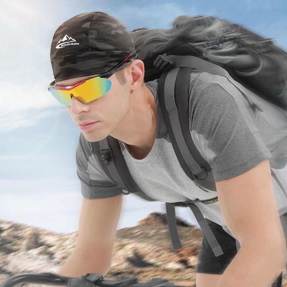 Anti-UV Cycling Hat Anti-sweat Cooling Skull Cap Quality Cycling Cap  Hiking
