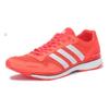 adidas Adizero Adios SMC Нескользящие Устойчивые к истиранию Низкие Беговые Кроссовки Унисекс Неоновый Красный AQ2429