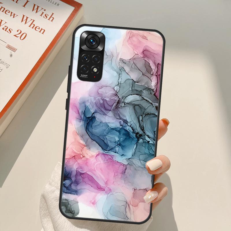 Чехол с пляжной пастельной абстрактной картиной для Xiaomi Redmi Note 10 8 9 11 Pro 8T 9S 10S 11S Redmi 10C 9C 9A 9T K50 K40 Gaming