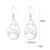 Xiaomi SKYRIM Stainless Steel Water Drops Vintage Drop Earrings for Women Hollow Out Flower Earring New Design Jewelry National Gifts