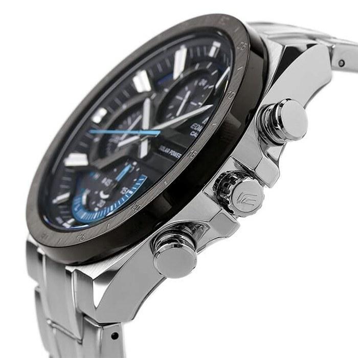 [Casio] Мужские часы Edifice с питанием от солнечной энергии EQS-920DB-1B Черные