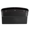 Car Storage Box Auto Seat Console Gap Slit Filling Organizer Phone Card Key Holder Box(Black)