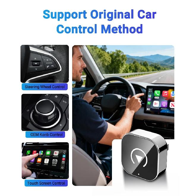 2026 Новый 2-в-1 Проводной и Беспроводной Адаптер CarPlay, Донгл Android Auto, Высококачественный Автомобильный Аксессуар Smart Box 5 ГГц WiFi Type-C/USB