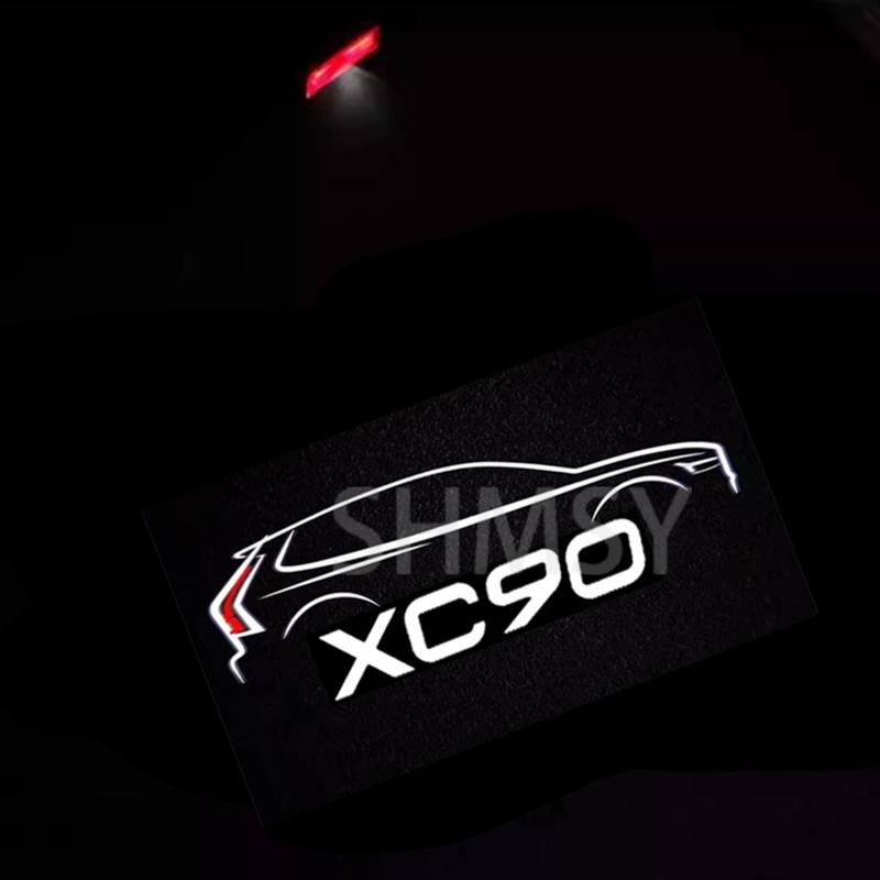 2Pcs LED Car Door Courtesy Lights Logo Projector Ghost Shadow Lamp For VOLVO RDESIGN XC40 XC90 XC60 S90 S60 S80 V40 V90 V60 D5 dsyyr1