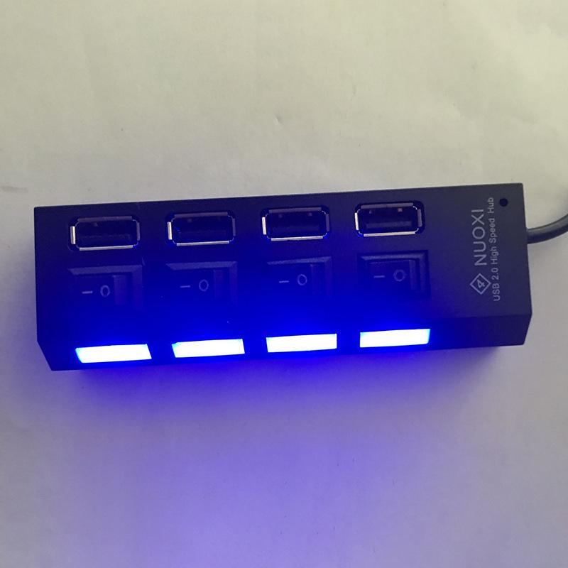 Высокоскоростной 7-портовый USB 2.0 концентратор-переключатель и удлинитель