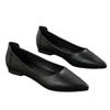 Professional Tooling Soft-soled Work Shoes Women's New Black Summer Soft Leather Flat-soled Leather Shoes Comfortable Interview Shoes for Work