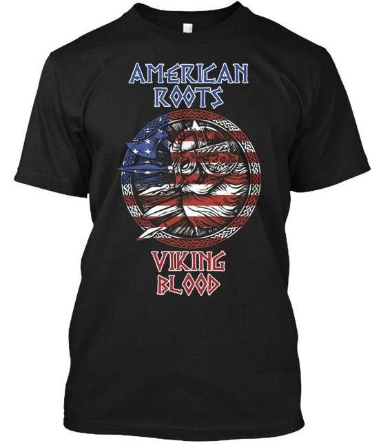 American Roots Viking Blood - TTshirt Made in the USA Size S to 5XL