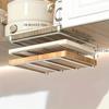 Ourunzhe Stainless Steel Under-Cabinet Double-Layer Cutting Board Holder