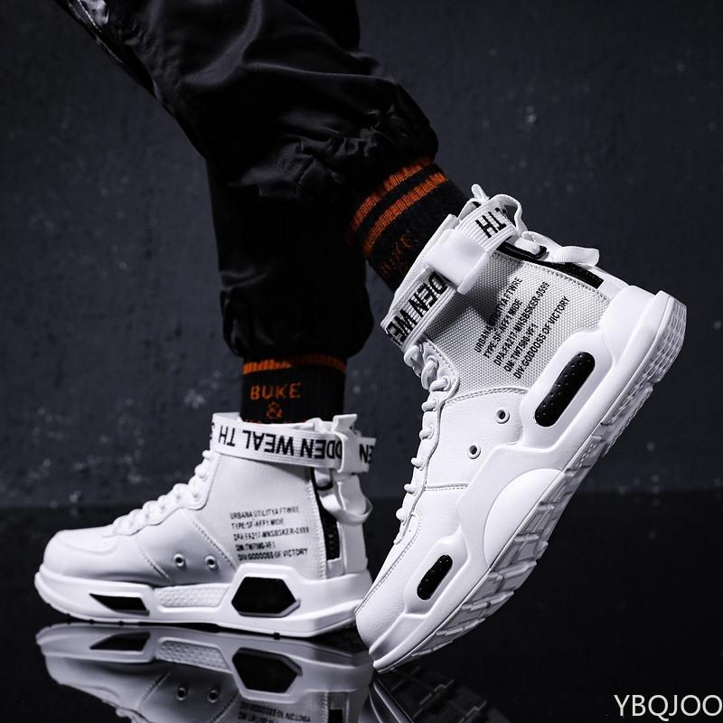 Горячая распродажа модных высоких красных кроссовок для мужчин в стиле хип-хоп, повседневная мужская обувь, теннисные ботинки, мужские спортивные кроссовки