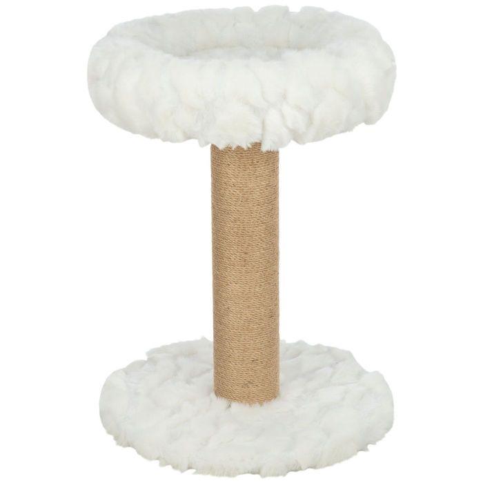 Arbre à chat - TRIXIE - Mirella - Blanc - Jute - Polyester - 68 cm de hauteur
