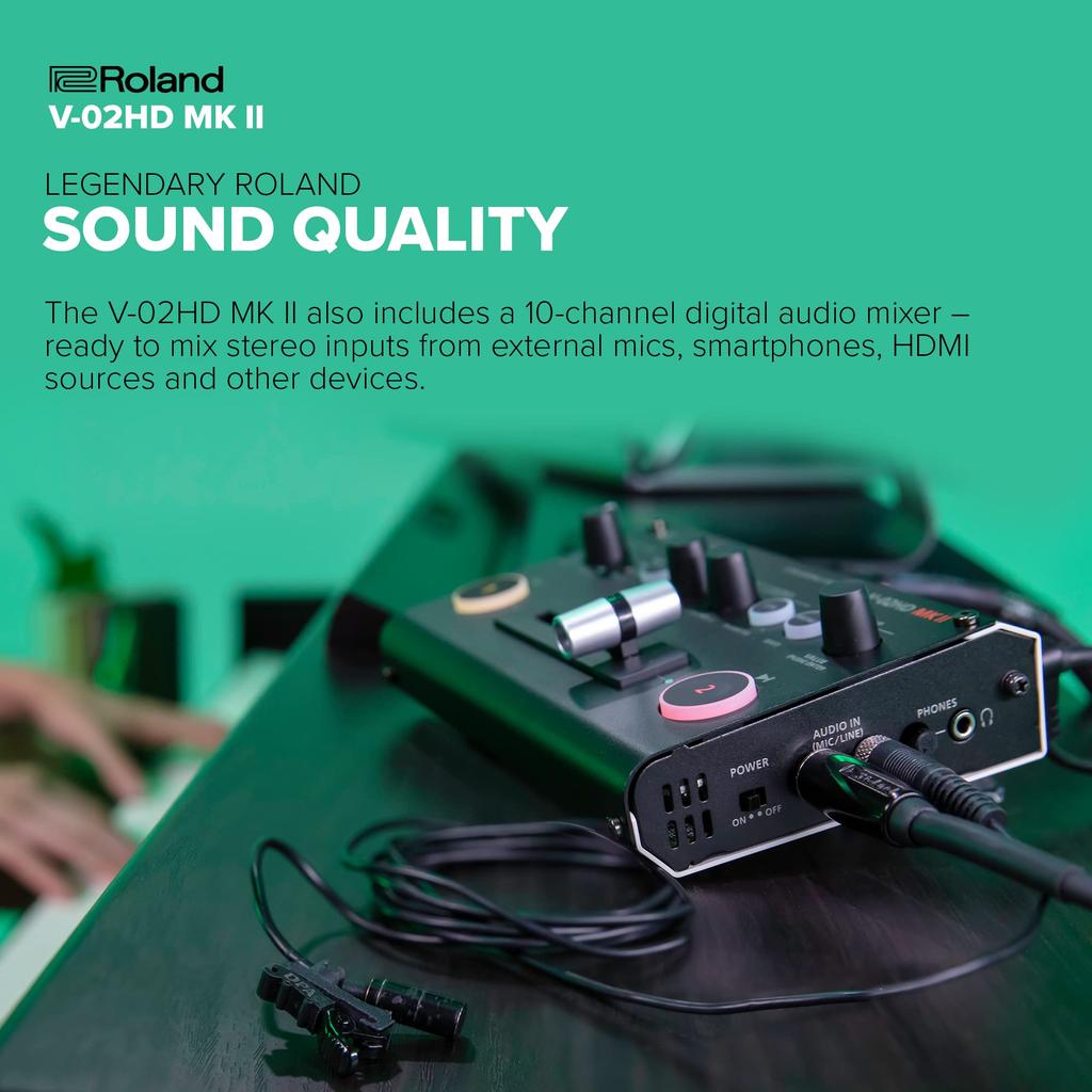 Roland Streaming Video Mixer Roland V-02HDMK2