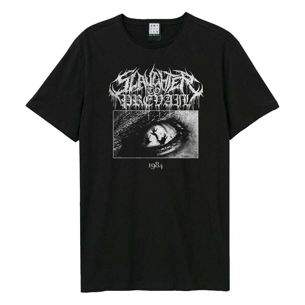 Amplified Unisex Adult 1984 Metal Logo Slaughter To Prevail T-Shirt