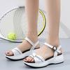 Fashion Women Sandals Shoes Genuine Leather Ladies Platform Sandals Flat Sneakers Low Wedges Summer Gladiator Female Sandals