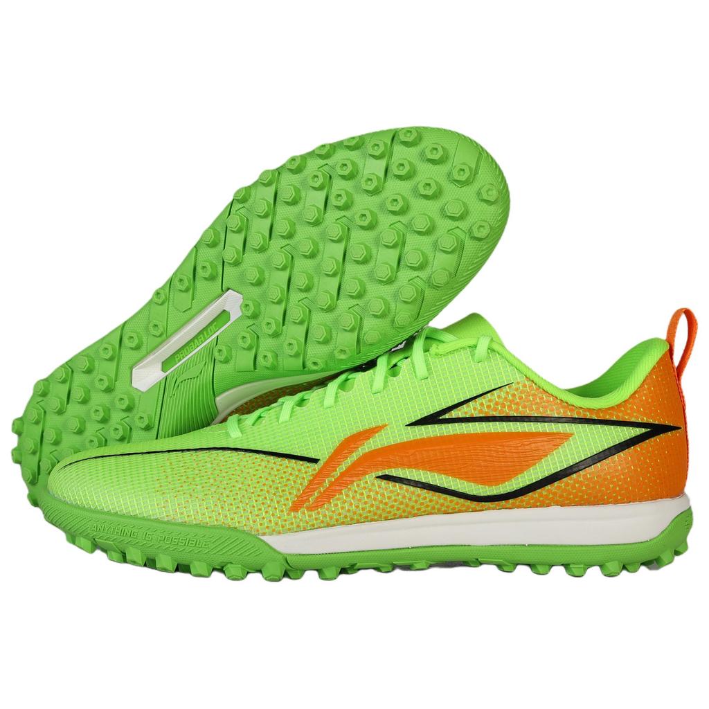 Li Ning Speed Shadow 3 Fashion Comfortable Hard Ground Artificial Grass Non-Slip Wear-Resistant Football Shoes Men Football Shoes YSTV011-2