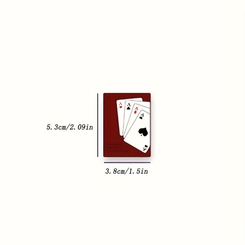 Высококачественный комплект из 2 предметов: Колода изысканно тонких игральных карт для настольной игры и набор премиальных фишек, идеально подходящих для реквизита для магического покера