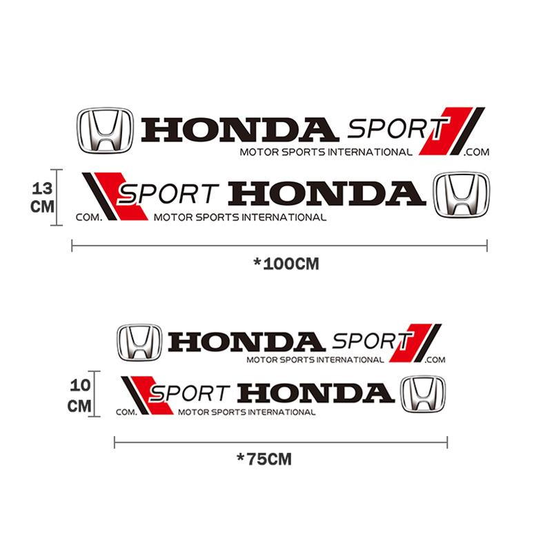 2Pcs Car Door Sticker Anti-Scratch Decals Decoration Accessories For Honda Fit Jazz GK5 Civic Type-R CRV Pilot Accord Insight SM1