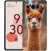 Кавайная альпака милый чехол для телефона для Google pixel 9 8 7 6 Pro 8A 6A 7A 5G Силиконовый противоударный черный чехол Fundas